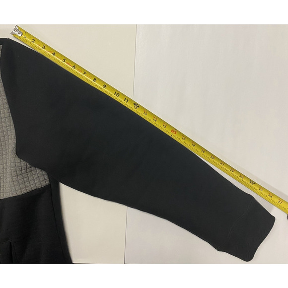 Marc Ecko Cut & Sew Jacket Mens 2XL Black Gray Quilted Full Zip - Picture 14 of 14